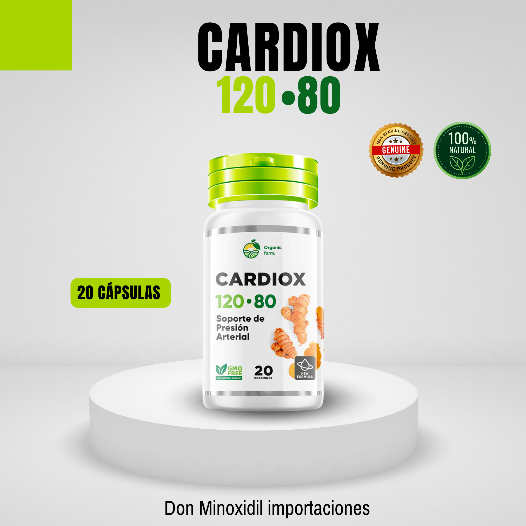 CARDIOX - 20 CAPSULAS/500 MG