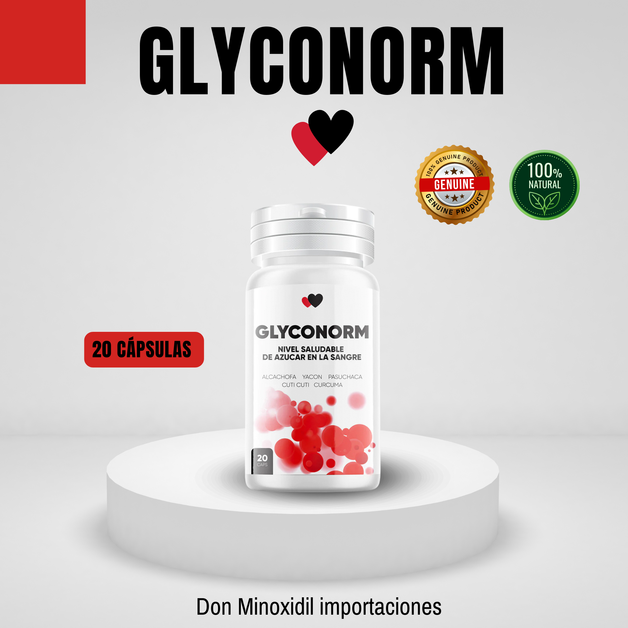 GLYCONORM - 20 CAPSULAS