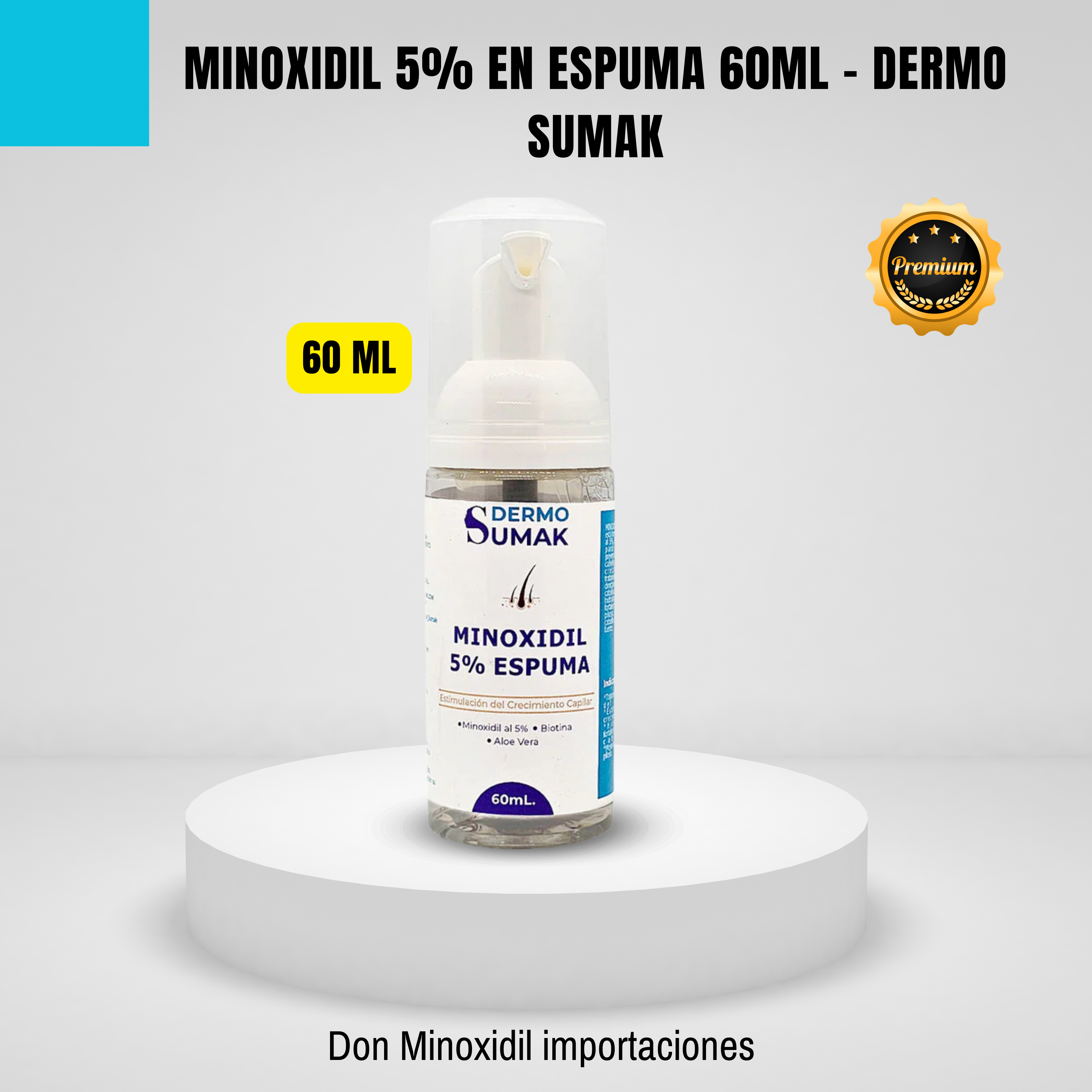 MINOXIDIL 5% EN ESPUMA 60ML - DERMO SUMAK