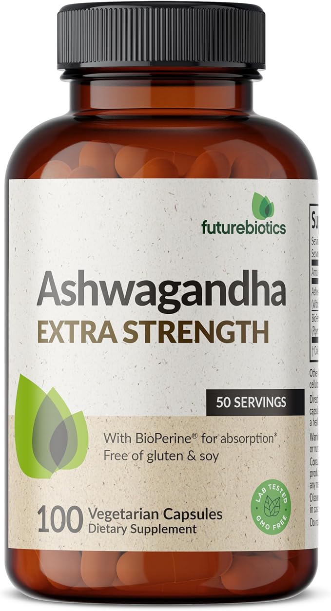 Futurebiotics Ashwagandha - 100 capsulas