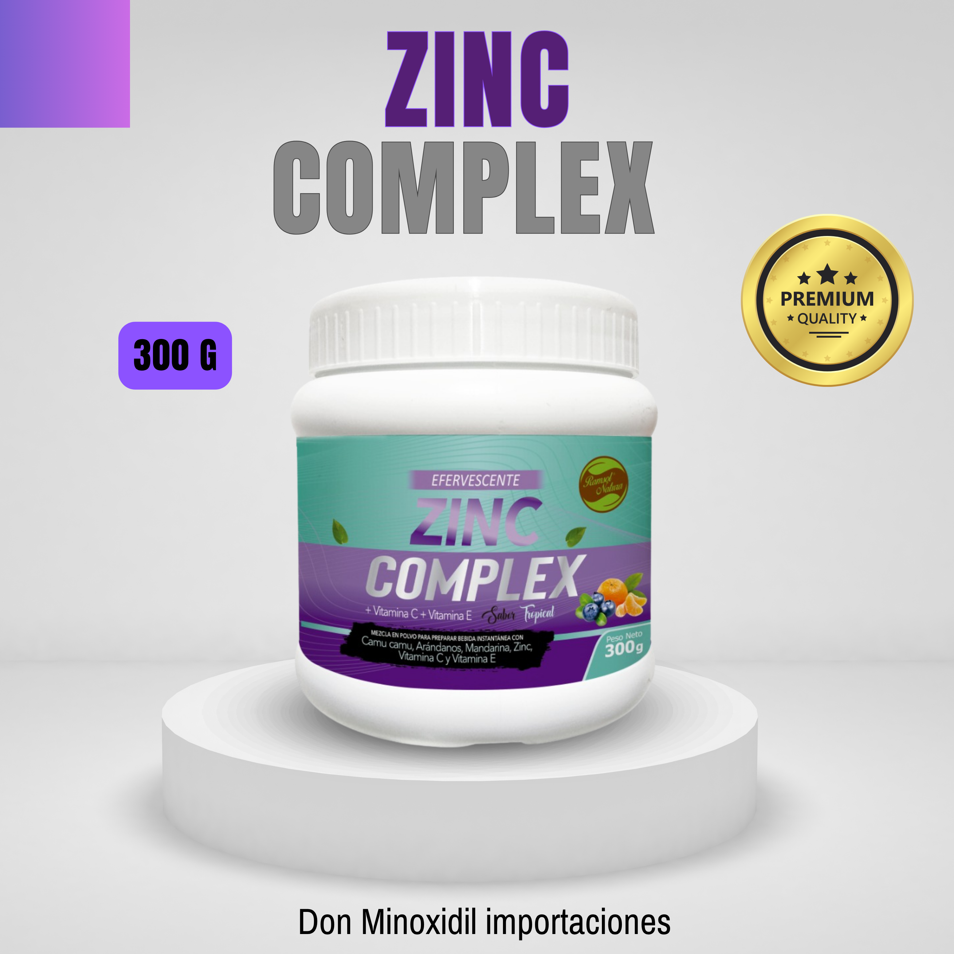 ZINC COMPLEX - 300g / RAMSOL NATURA