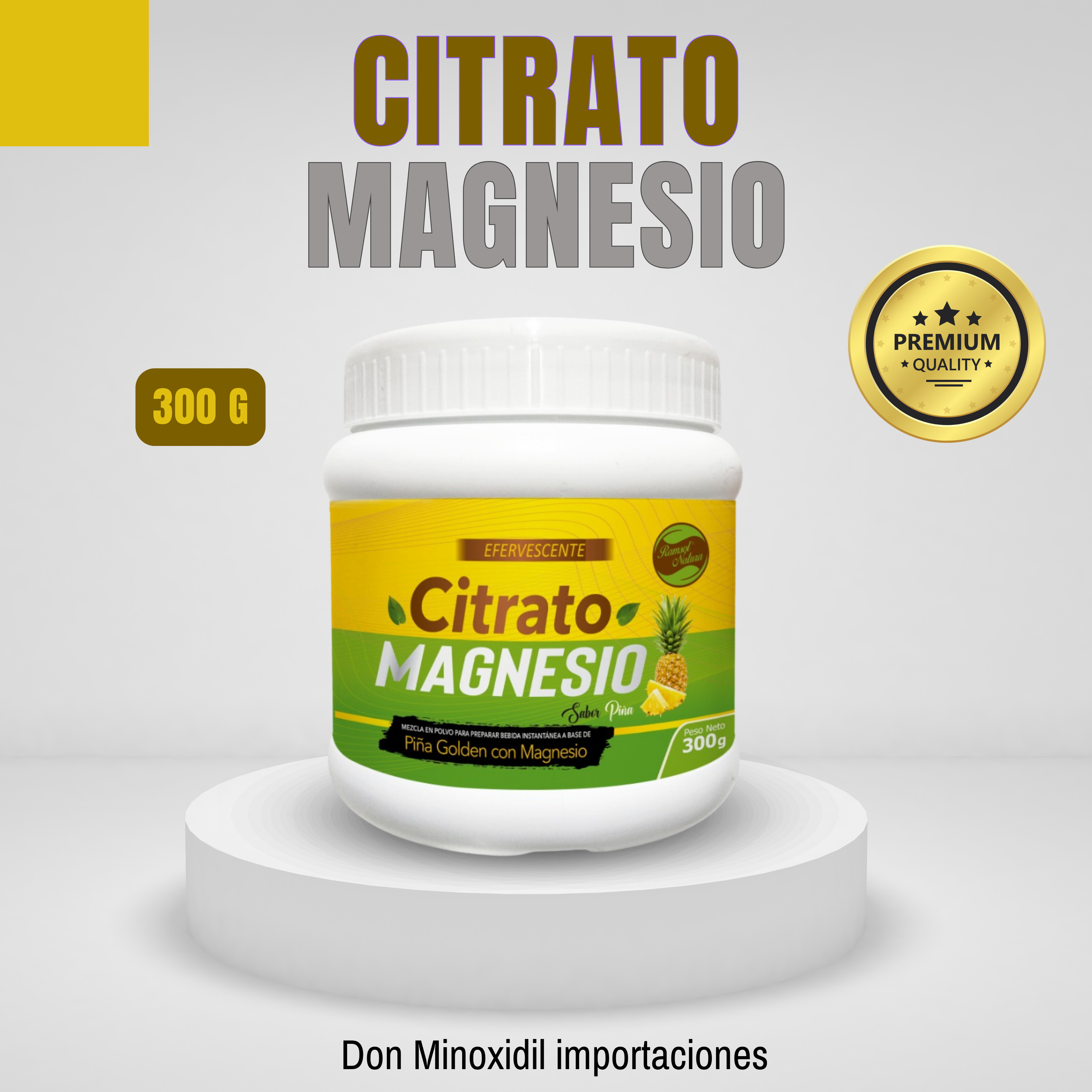 CITRATO DE MAGNESIO - 300g / RAMSOL NATURA