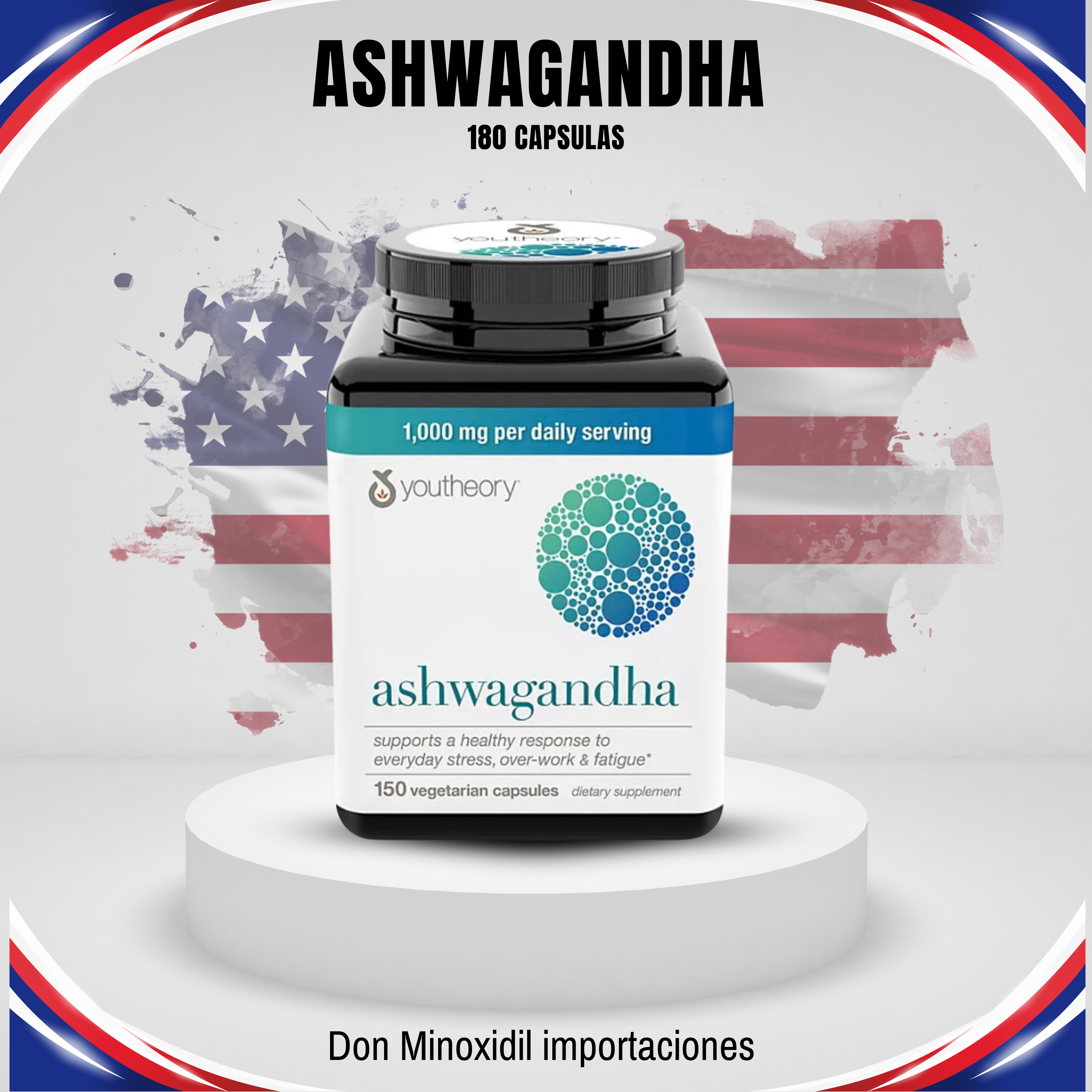 Ashwagandha 180 CAPSULAS