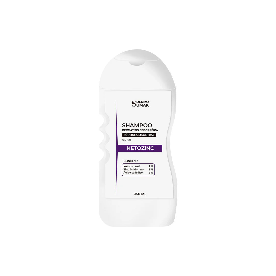 SHAMPOO SIN SAL KETOZINC 350ML COD1250