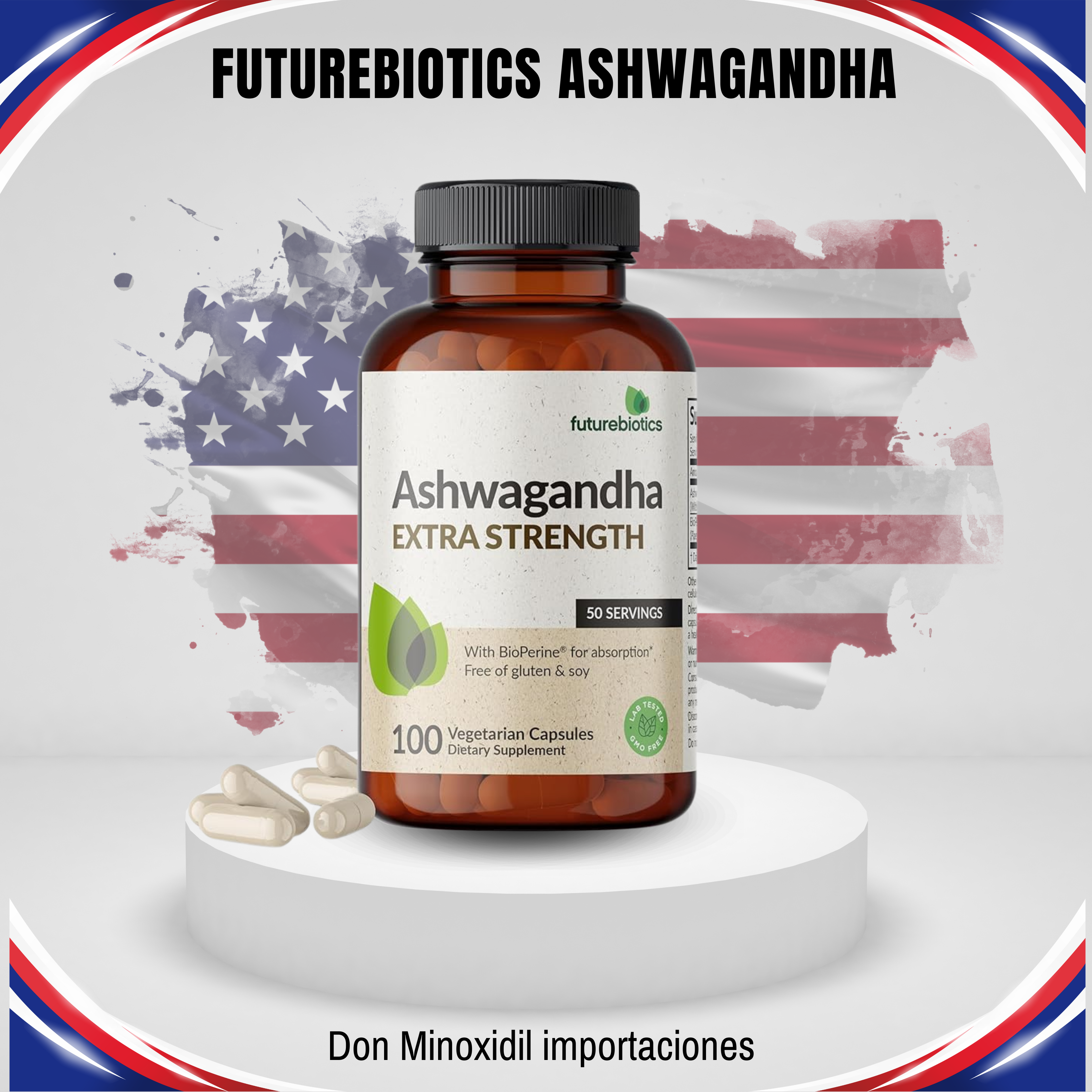 Futurebiotics Ashwagandha - 100 capsulas
