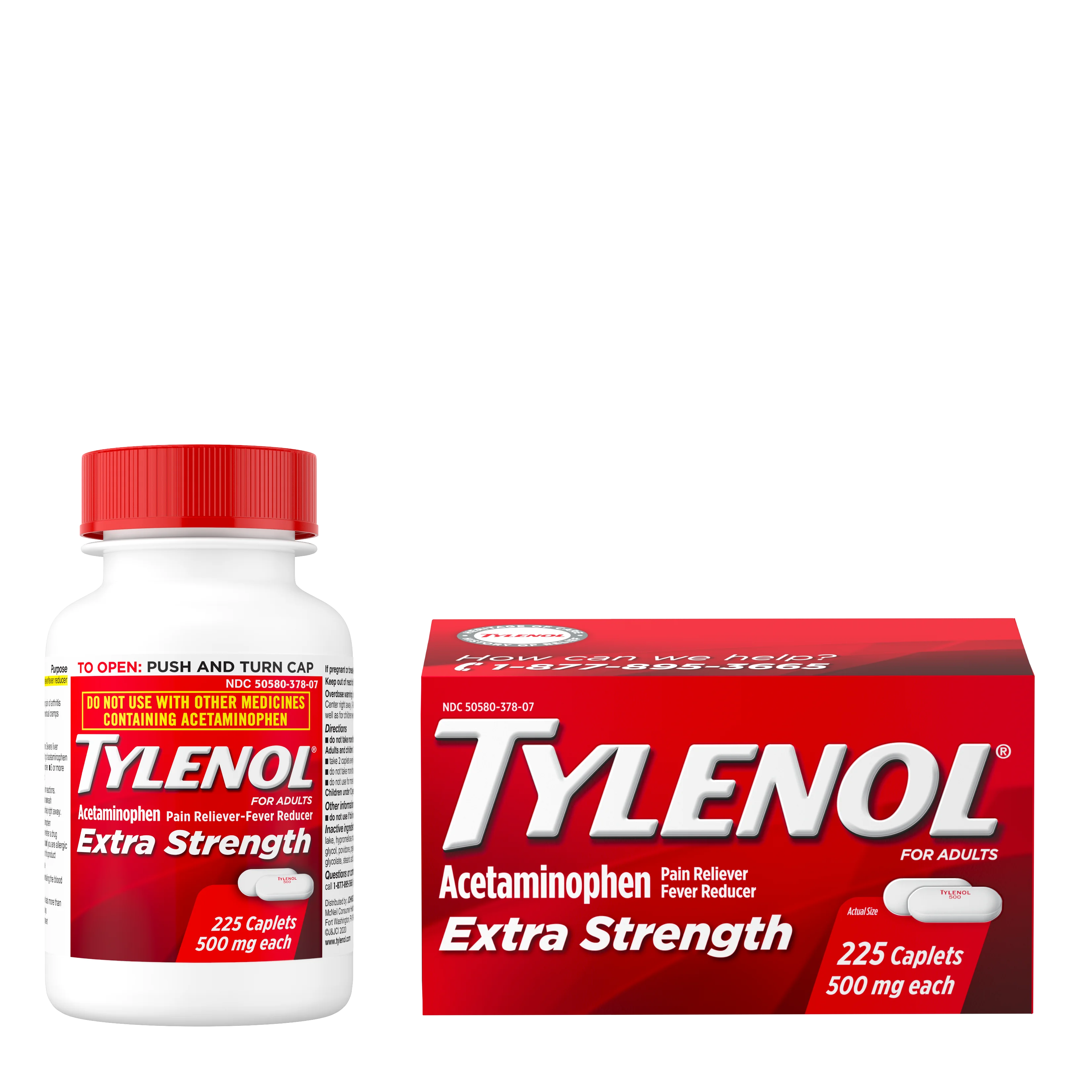Cápsulas TYLENOL®  Extrafuerte