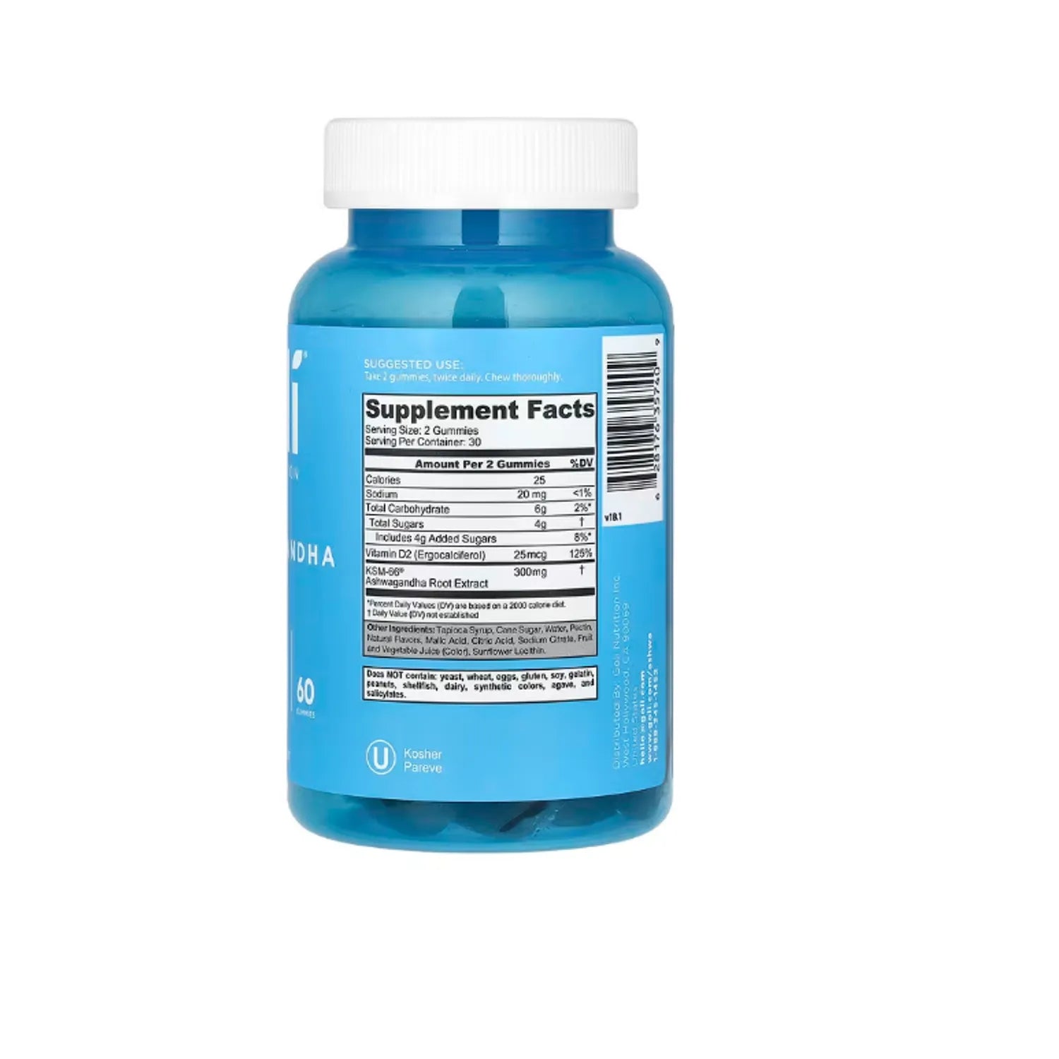Goli Ashwagandha KSM-66® Gummies - 60 CAPSULAS