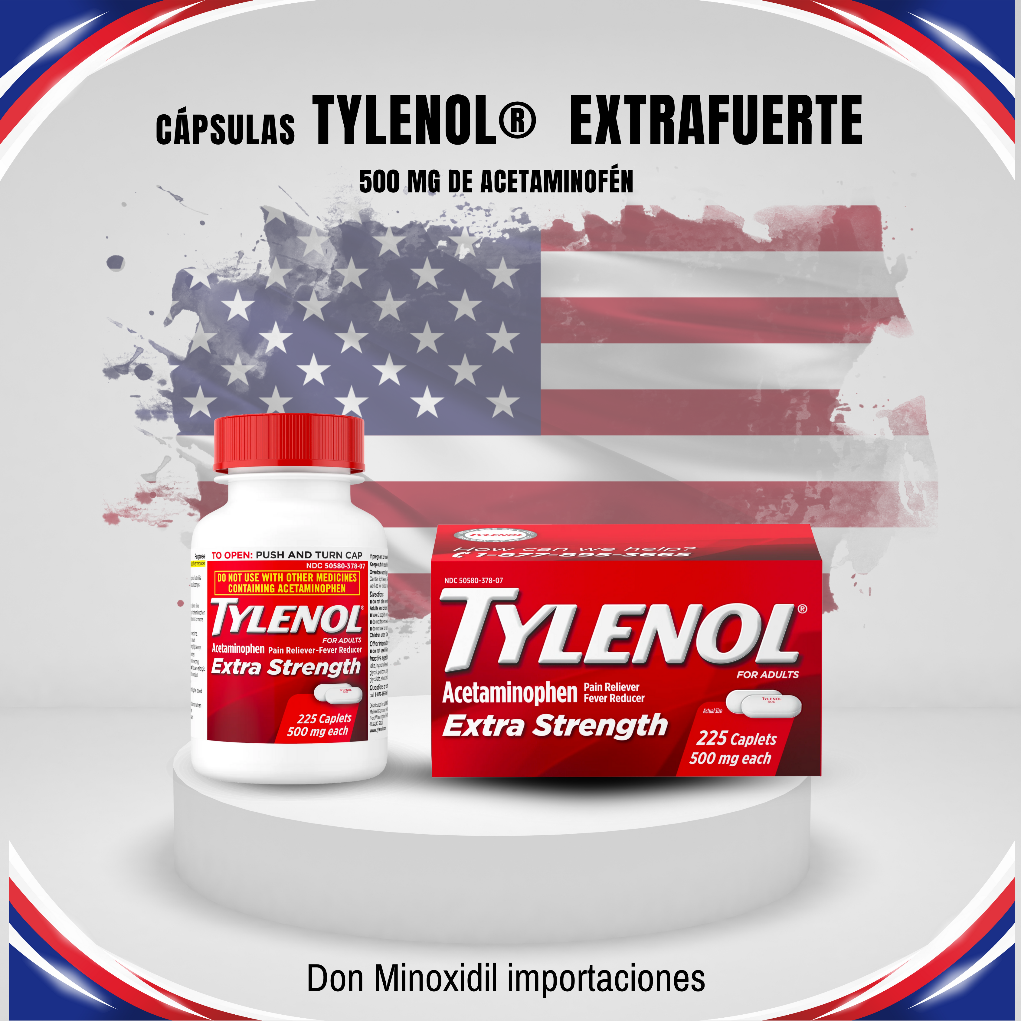 Cápsulas TYLENOL®  Extrafuerte